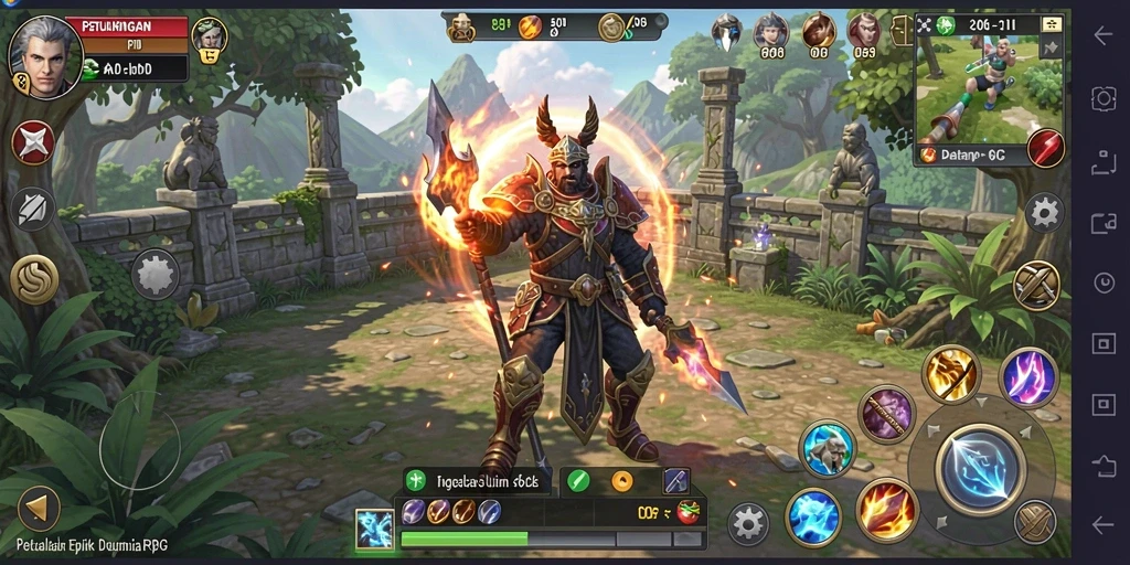 Gameplay menarik di dunia fantasi 6CF dengan karakter RPG.