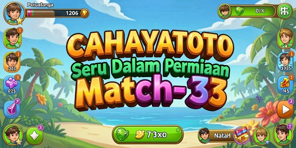Tampilan gameplay CAHAYATOTO yang menawan dan penuh warna.