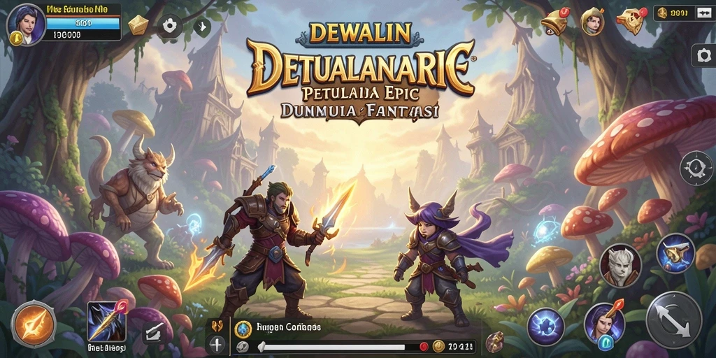Gameplay seru DEWALIN dengan aksi pertempuran epik.
