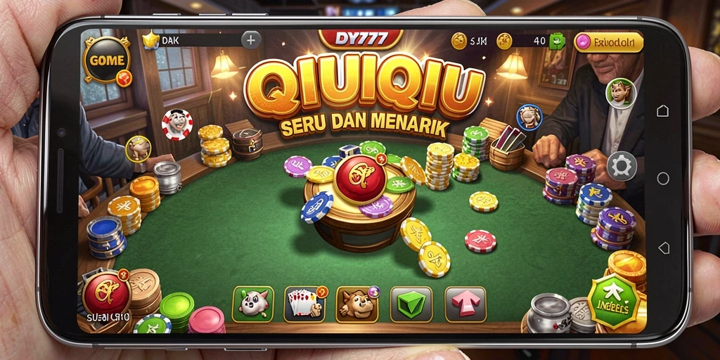Tangkapan layar gameplay intens QiuQiu DY777.