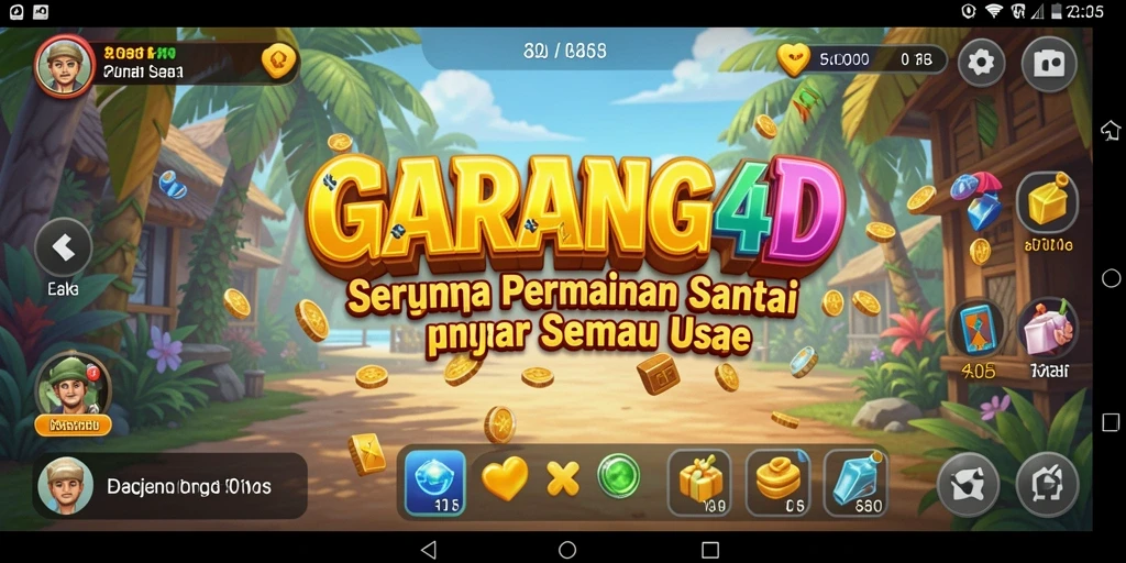 Screenshot gameplay GARANG4D yang penuh warna dan seru.