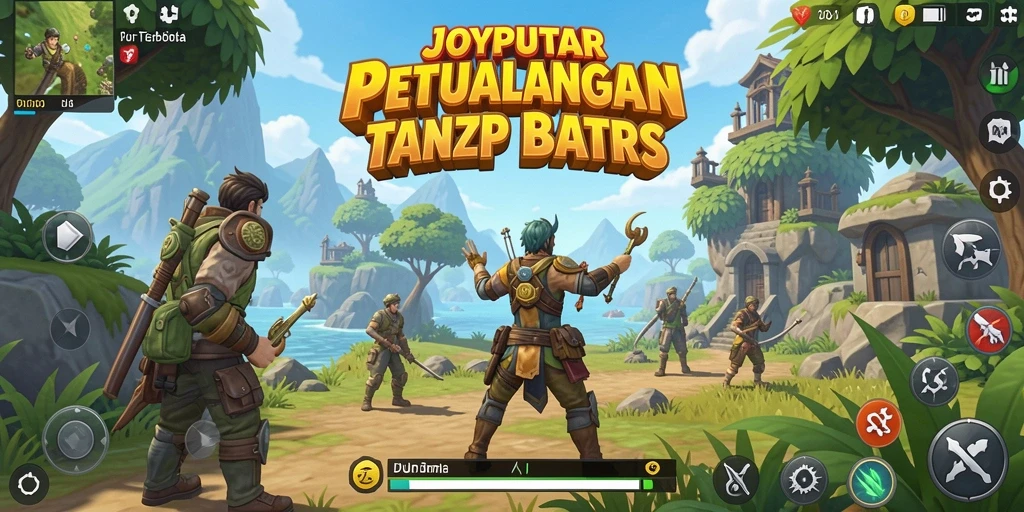 Tampilan gameplay JOYPUTAR yang menawan saat menjelajahi dunia terbuka.
