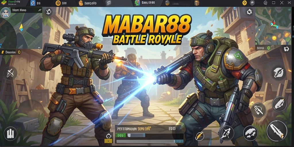Tampilan seru dari battle royale di MABAR88 dengan aksi yang mendebarkan.