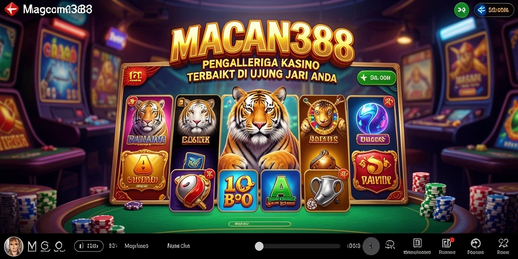 Tampilan gameplay seru dan menarik dari aplikasi Kasino MACAN388.