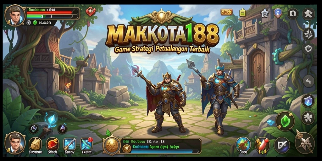 Tampilan gameplay menarik di MAHKOTA188 dengan pertempuran epik.