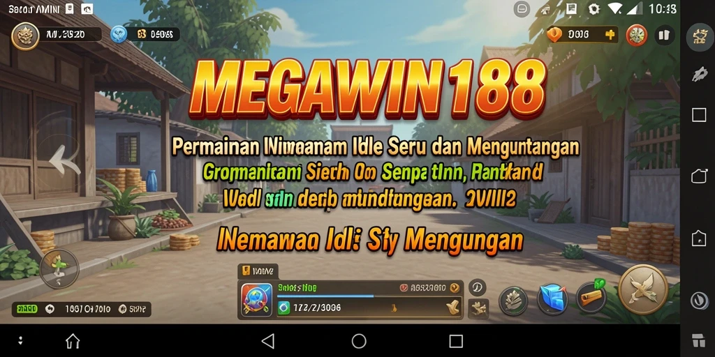 Tampilan gameplay seru dalam MEGAWIN188, menjanjikan kesenangan tanpa batas.