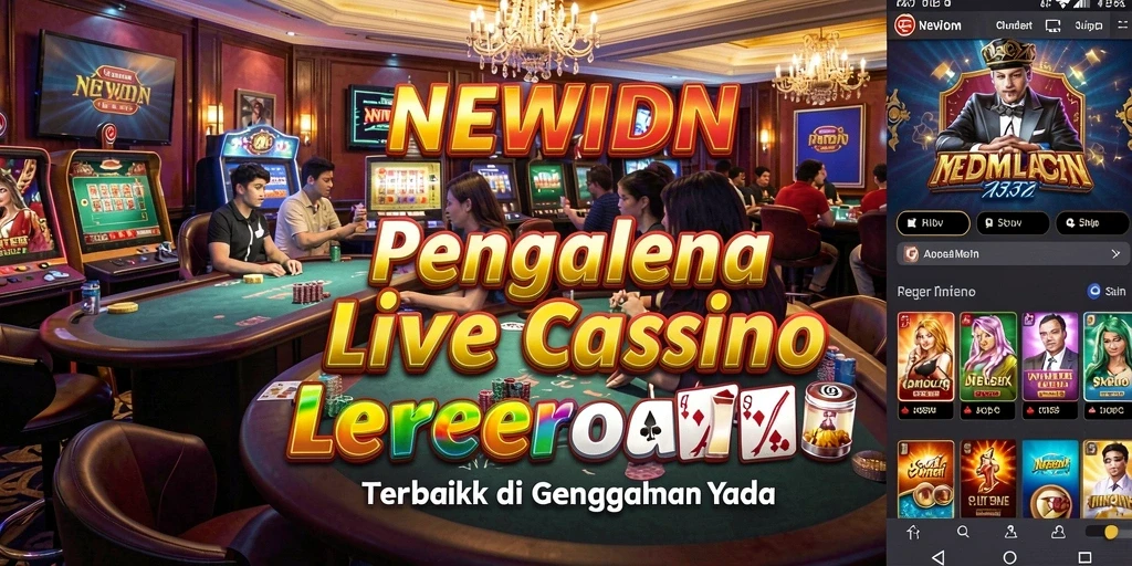 Gameplay seru di NEWIDN dengan dealer profesional dan suasana kasino nyata.