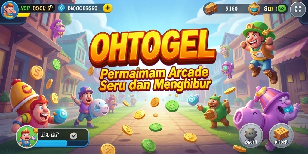 Screenshot gameplay OHTOGEL menampilkan aksi seru dan tantangan Arcade.