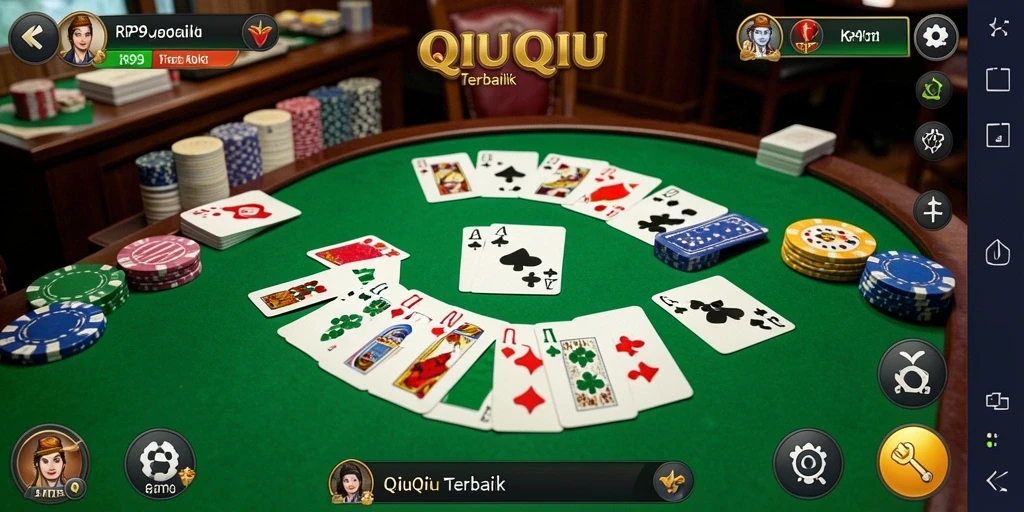 Tangkapan layar gameplay QiuQiu di RP99 yang menarik.