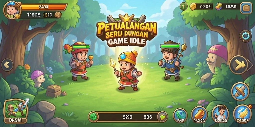 Tampilan gameplay S13 yang menawan dalam genre Idle.